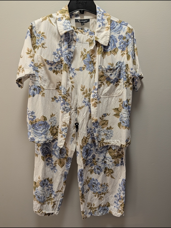 Lily Morgan Pants - Lily Morgan 2 Piece Linen Blend Set